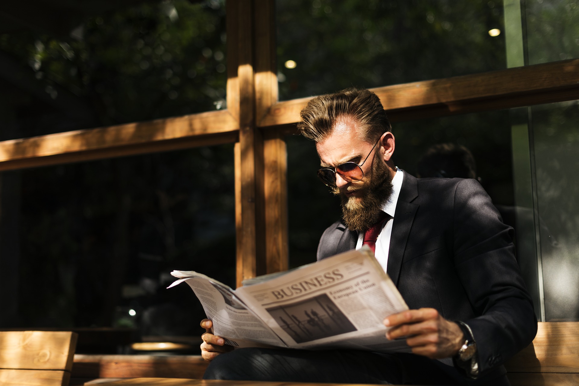 man reading