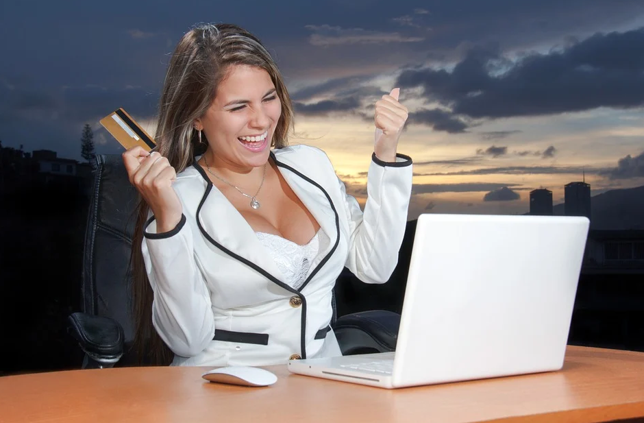 using laptop